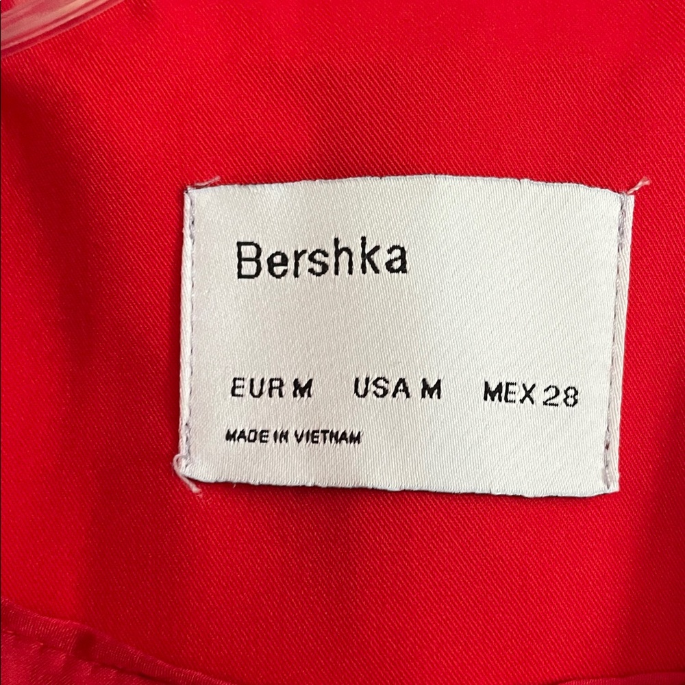 Bershka Vibrant Red Double-Breasted Blazer - Picture 2 of 8
